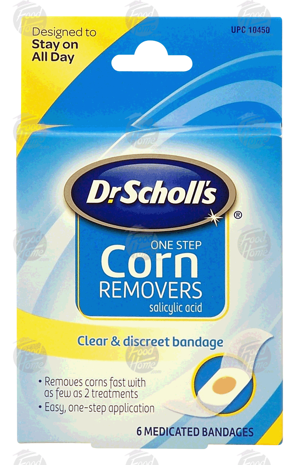 Dr Scholl's&nbsp;&nbsp;one step corn removers, salicylic acid, maximum strength, all in one design Full-Size Picture
